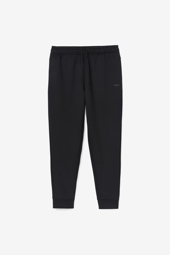 Fila Pants Himmat Jogger Mens Black - India YLW-981645